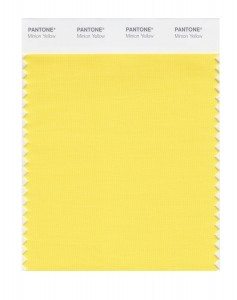PANTONE Minion Yellow Swatch Card