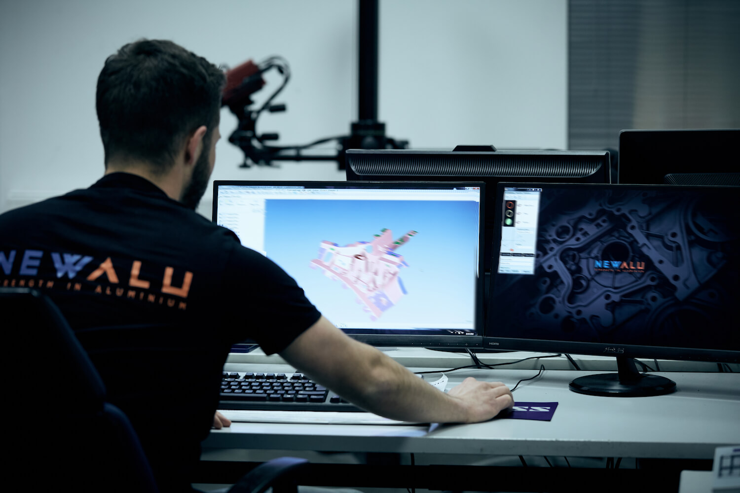 Newalu Aluminium Wärmebehandlung Gestellentwicklung